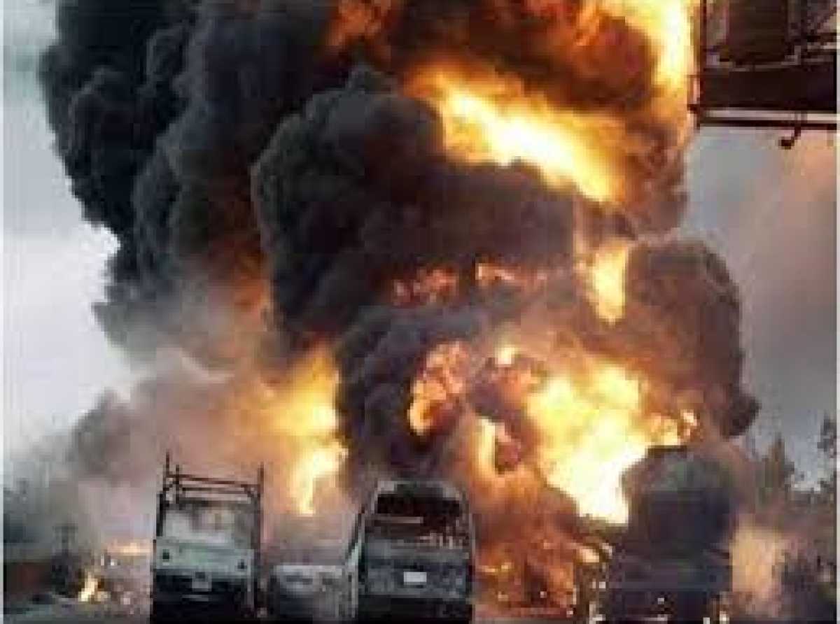 Fuel Tanker Crash at Adubinso Kills Driver, Injures Mate and Destroys Seven Shops in Fire